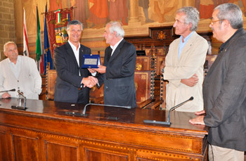 Gilbert de Turckheim in visita in Provincia