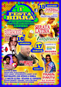 Prima edizione della Festa della Birra a Ponte alla Chiassa