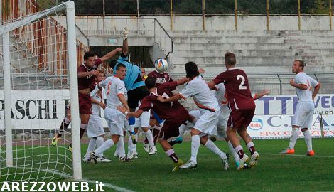 Arezzo – Sansovino: 0 – 0 (per ora)
