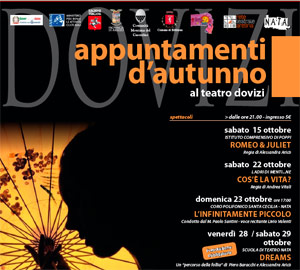 ‘Appuntamento d’Autunno’ al via 7ma edizione al Dovizi di Bibbiena