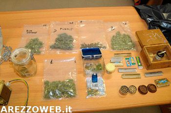 Coltivava marijiuana nel giardino, arrestato artigiano aretino