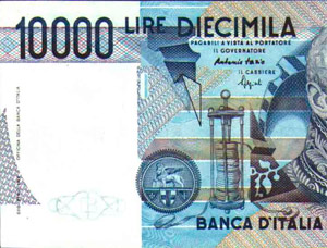Shopping con le lire a Poppi