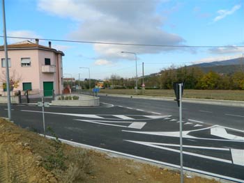 Messo in sicurezza l’incrocio di Vitiano sulla SR71
