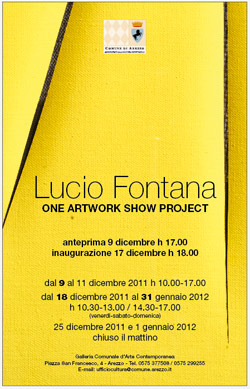 L’opera di Lucio Fontana alla Galleria Comunale d’Arte Contemporanea
