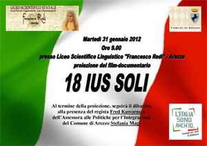 ’18 Ius soli’: il film-documentario sui diritti di cittadinanza
