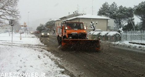 Neve su tutta la Provincia, strade e valichi transitabili. Codice NERO sulla E45 – SITUAZIONE ORE 9.00