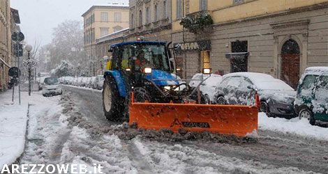 Arezzo, scatta il piano neve della Provincia