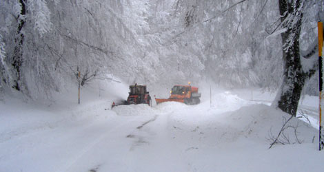 Allerta per neve sull’Appennino da stasera a domani pomeriggio