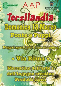 A Ponte a Poppi, shopping con Terzilandia