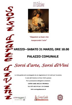 ‘Sorsi d’arte di Vini’ nel Palazzo Comunale di Arezzo