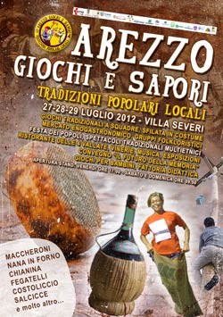 A luglio arriva ‘Arezzo Giochi e Sapori’