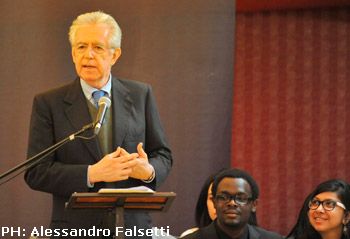 Il premier Monti a Rondine: ‘Non bisogna arrendersi’