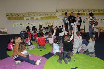 A Medoliva i bambini imparano la sana alimentazione