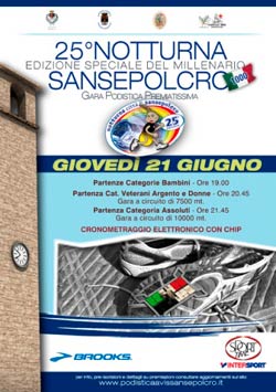 Notturna di Sansepolcro: di corsa nel cuore della Valtiberina