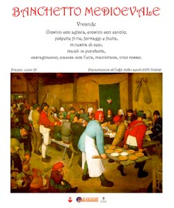 Anghiari: banchetto medioevale e festeggiamenti in attesa del Palio