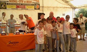 All’Estra Baseball Club con il torneo Tuscany Series città Arezzo