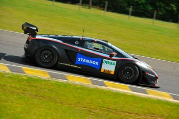 Piccini dopo 11 anni a Zeltweg alla guida della Lamborghini Gallardo