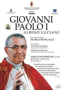 Roncalli, pronipote di Papa Giovanni XXIII, a Montevarchi