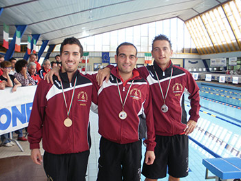 8 medaglie ai vigili del fuoco aretini ai campionati italiani di nuoto