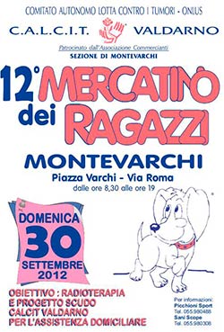 Montevarchi: 12esima edizione del Mecatino del Calcit