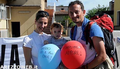 Michele Paggetti: ‘decimo e ultimo giorno, dopo 350 km sono arrivato’
