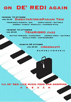 Fine settimana all’insegna di shopping e musica live in via De’ Redi