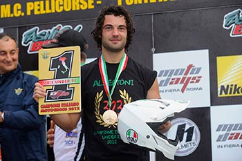 Alessandro Albertoni è campione Italiano motocross classe mx1