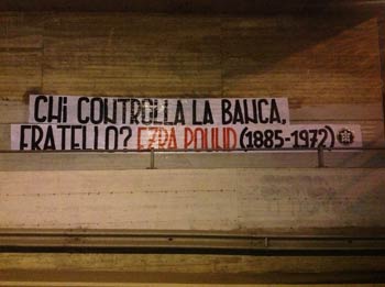 Ezra Pound: ‘Chi controlla la banca, fratello?’