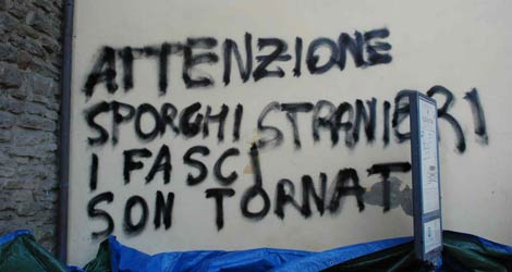 Fanfani: offesa alla casa di tutti gli aretini