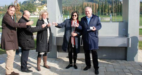 Il parco di Villa Severi ospita la prima casa dell’acqua di Arezzo