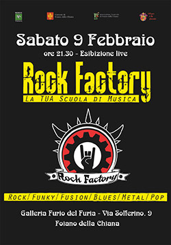 Presentazione dei corsi della scuola di musica senese Rock Factory