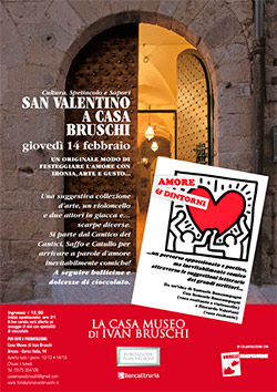 San Valentino a Casa Bruschi: cultura, spettacolo e gusto