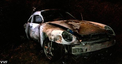 48enne perde la vita dentro la sua auto andata a fuoco – FOTO