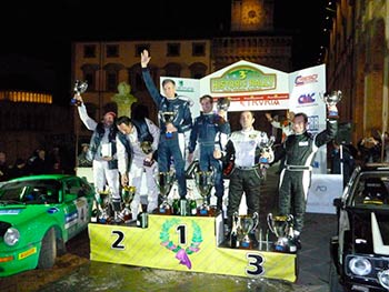‘Lucky’ Cazzaro vince la 3° Historic Rally Vallate Aretine – FOTO