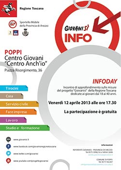 Infoday Giovanisì a Poppi