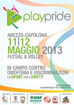 A maggio 2013 arriva ‘Play Pride’: lo sport per i diritti