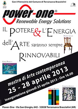 Il potere e l’energia dell’arte saranno sempre rinnovabili: Mostra d’Arte contemporanea