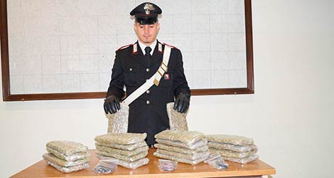 Avevano 10chili di droga nelle portiere della macchina, due arresti