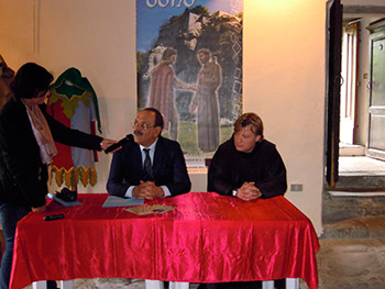 Passaggio di San Francesco a San leo e donazione del Monte della Verna