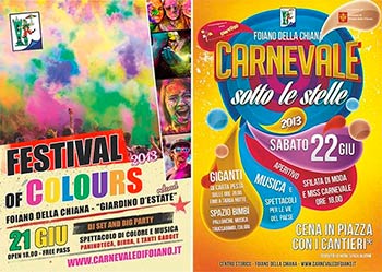 Carnevale di Foiano: dai coriandoli dell’inverno ai colori dell’estate