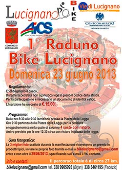 Domenica 23 giugno a Lucignano la pedalata enogastronomica
