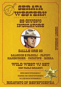 Concerto Per Un Amico – Serata Western