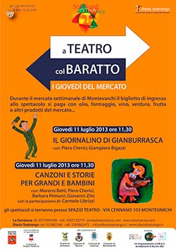 Stazione estiva: si comincia con teatro baratto…