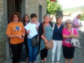 Biomasse a Chitignano, le donne si mobilitano