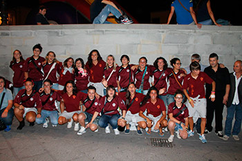 Alla grande Festa dell’U.S. Arezzo c’erano anche le calciatrici del team femminile