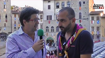 Giostra del Saracino: 5 giorno di prove intervista a Dario Tamarindi