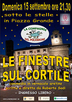 La compagnia del Polvarone domani si esibisce in Piazza Grande