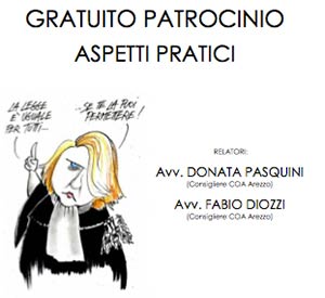 Avvocati a convegno su Gratuito patrocinio civile: statistiche della provincia di Arezzo
