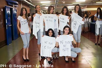 Miss Italia 2013: Patrizia Mirigliani e il sindaco di Jesolo incontrano la stampa