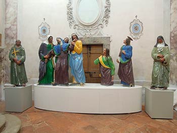 Allestimento definitivo della Crocefissione di Fa’ Ambrogio della Robbia